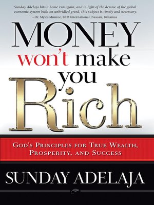 cover image of Money Won't Make You Rich